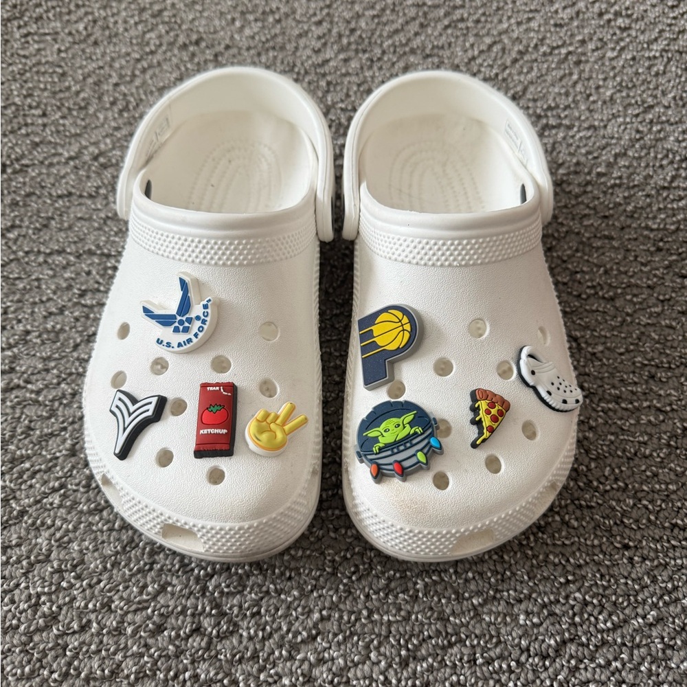 COPY - Kids White Crocs size J4